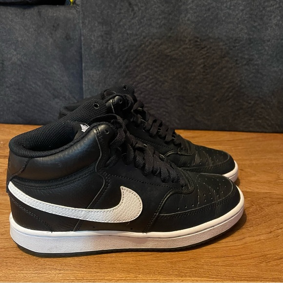Black Nike Court Vision Mid - Picture 3 of 8